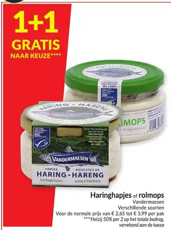 Haringhapjes of rolmops