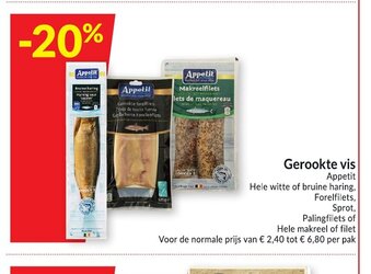 Intermarché Gerookte vis aanbieding