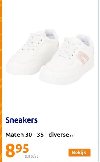 Action Sneakers maten 30-35 aanbieding