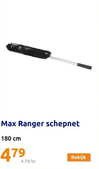 Action Max ranger schepnet 180cm aanbieding