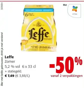 Colruyt Leffe zomer 5,2 % vol 6 x 33cl aanbieding