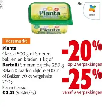 Colruyt Planta classic 500g aanbieding