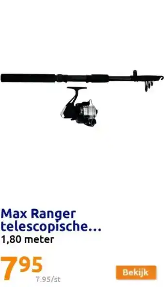 Action Max ranger telescopische werphengel aanbieding