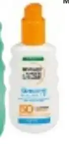 Colruyt Garnier ambre solaire sensitive SPF 50 spray 150ml aanbieding