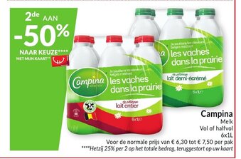 Intermarché Campina Melk aanbieding