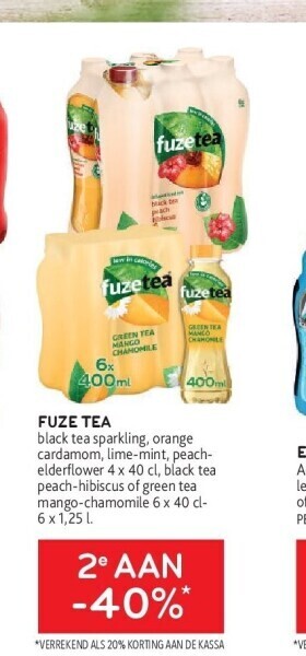 Alvo Fuze tea aanbieding