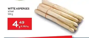 Witte asperges schaal 500 g