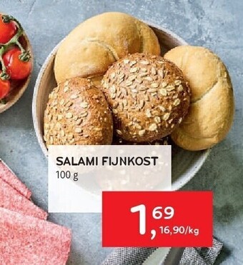 Alvo Salami fijnkost 100 g aanbieding