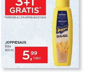 Joppiesaus elite 850 ml