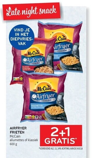 Alvo Airfryer frieten aanbieding