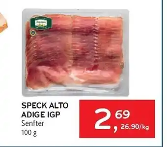 Alvo Speck alto adige igp senfter 100 g aanbieding