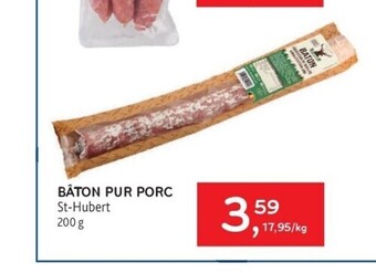Bâton pur porc st-hubert 200 g