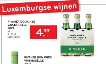 Rivaner domaines vinsmoselle 2021