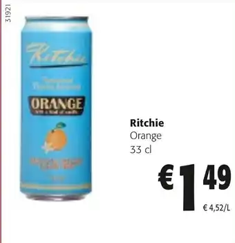 Colruyt Ritchie orange 33 cl aanbieding