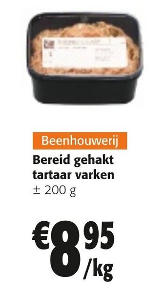 Colruyt Bereid gehakt tartaar varken aanbieding