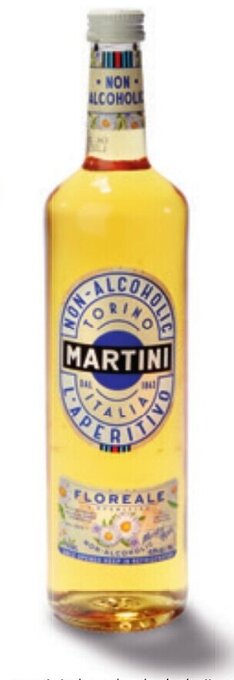 Martini floreale alcoholvrij aperitief 0,5% vol 75 cl