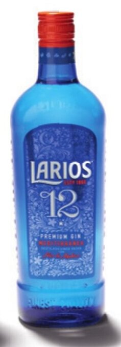 Colruyt Larios 12 premium gin mediterranea 40% vol 70 cl aanbieding