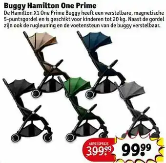 Kruidvat Buggy hamilton one prime aanbieding