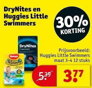 Kruidvat Huggies little swimmers aanbieding