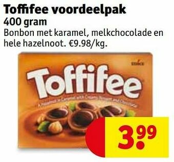 Kruidvat Toffifee voordeelpak aanbieding