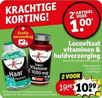 Kruidvat Vitamine c 1000 vegan aanbieding
