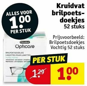 Kruidvat Brilpoetsdoekjes vochtig aanbieding