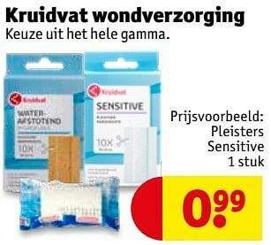 Kruidvat Pleisters sensitive aanbieding