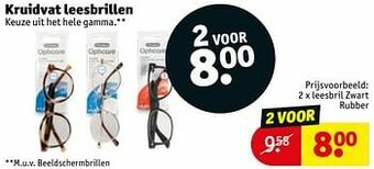 Kruidvat Leesbril zwart rubber aanbieding