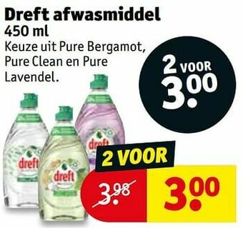 Kruidvat Dreft afwasmiddel aanbieding
