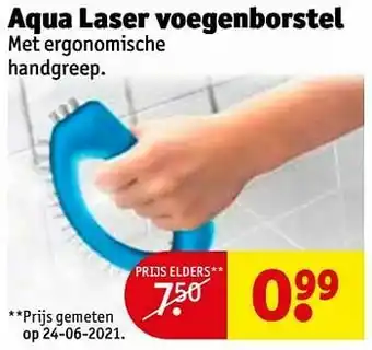 Kruidvat Aqua laser voegenborstel aanbieding