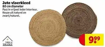 Jute vloerkleed