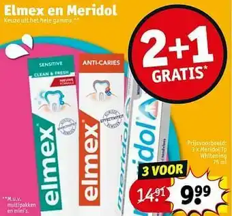 Kruidvat Meridol tp whitening aanbieding