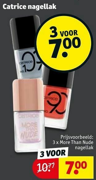 Kruidvat More than nude nagellak aanbieding