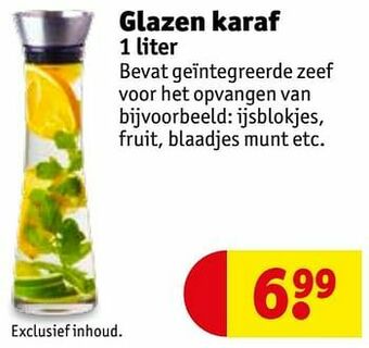 Glazen karaf