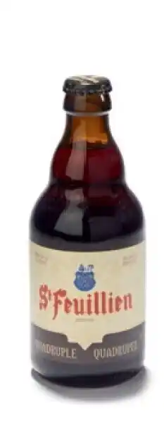 Colruyt St-feuillien quadrupel donker abdibier 11 % vol 6 x 33 cl aanbieding