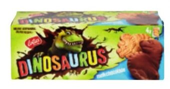 Colruyt Lotus dinosaurus melkchocolade 4 stuks 225g aanbieding