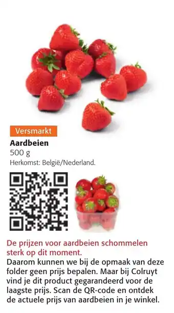 Colruyt Aardbeien 500g aanbieding