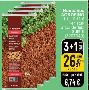 Cora Agrofino houtchips 4x50L aanbieding