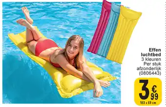 Cora Effren luchtbed 183x69CM aanbieding