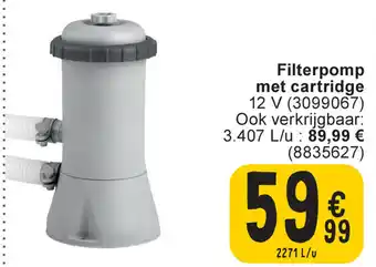 Filterpomp met cartridge