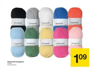 Zeeman Supersoft breigaren 50 gram acryl/polyamide aanbieding