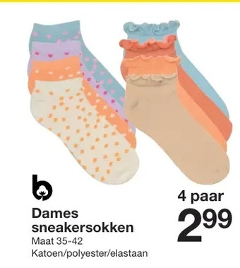 Zeeman Dames sneakersokken aanbieding