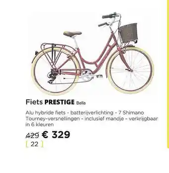Molecule Fiets Prestige Bella aanbieding
