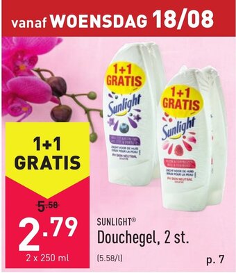 ALDI Sunlight Douchegel, 2 st. aanbieding