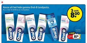 Kruidvat Oral-b Tandpasta 75 ml aanbieding