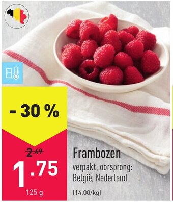 ALDI Frambozen aanbieding
