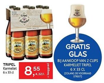 Alvo Tripel karmeliet aanbieding