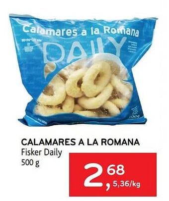 Alvo Calamares a la romana fisker daily 500 g aanbieding