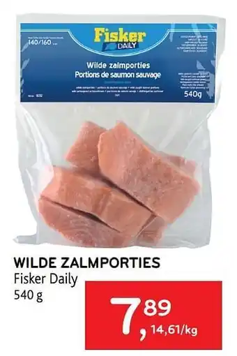 Alvo Wilde zalmporties fisker daily 540 g aanbieding