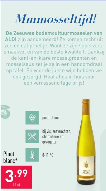 ALDI Pinot blanc aanbieding